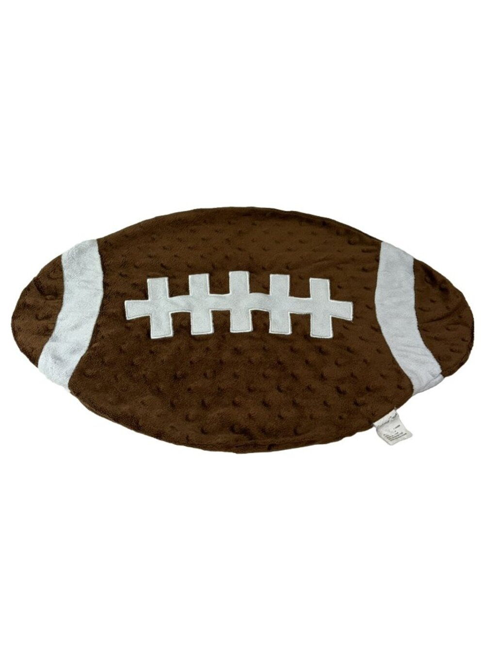 Creations of Grace Brown Football Minky Plush Lovey Security Blanket Hobby Lobby